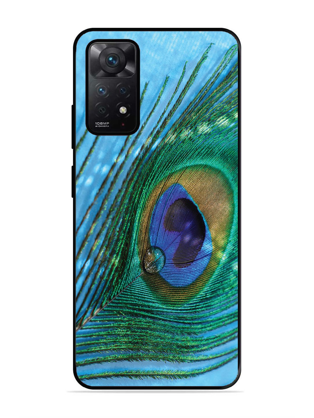 Xiaomi Redmi NOTE 11 PRO 5G A drop on Peacock Feather