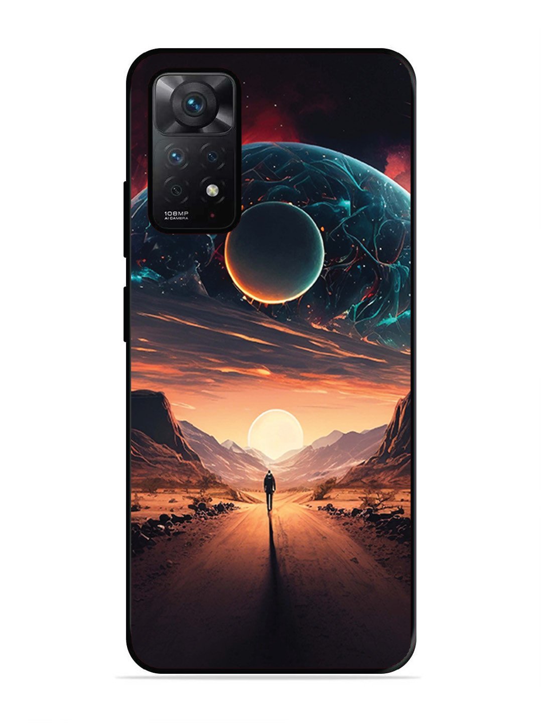Xiaomi Redmi NOTE 11 PRO 5G Sunset with space scene