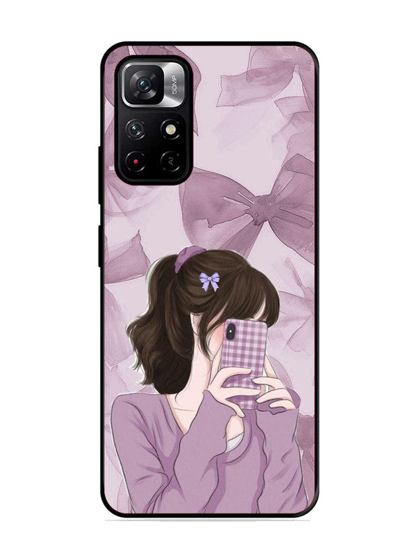 XIAOMI Redmi Note 11T 5G Pinky Girl taking selfie