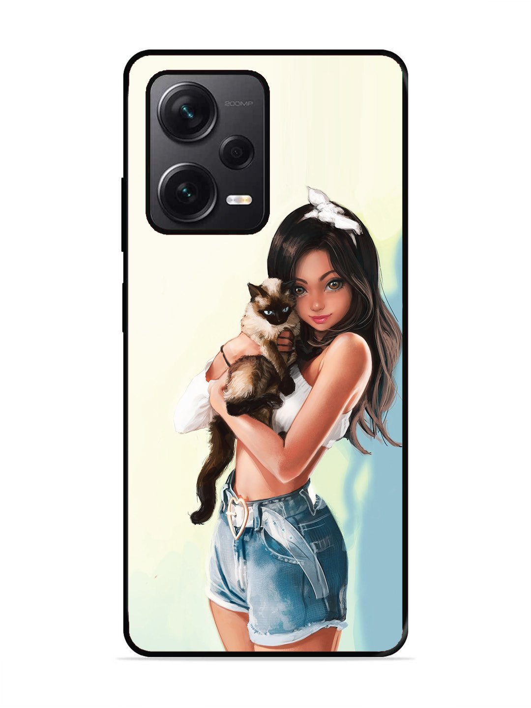 Xiaomi Redmi NOTE 12 PRO PLUS 5g Cute Girl with Cat