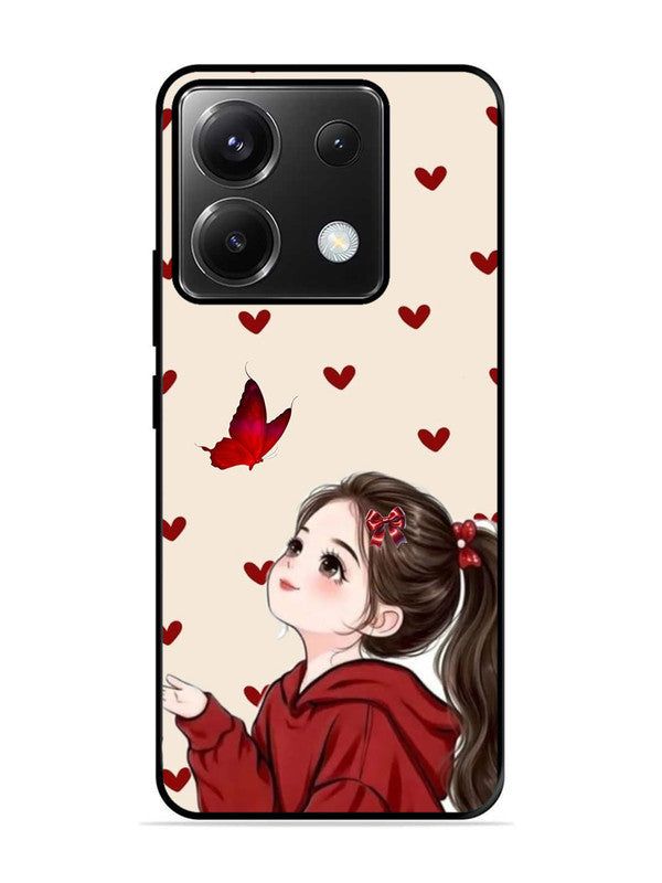 XIAOMI Redmi Note 13 Pro 5G Beautiful girl with red butterfly