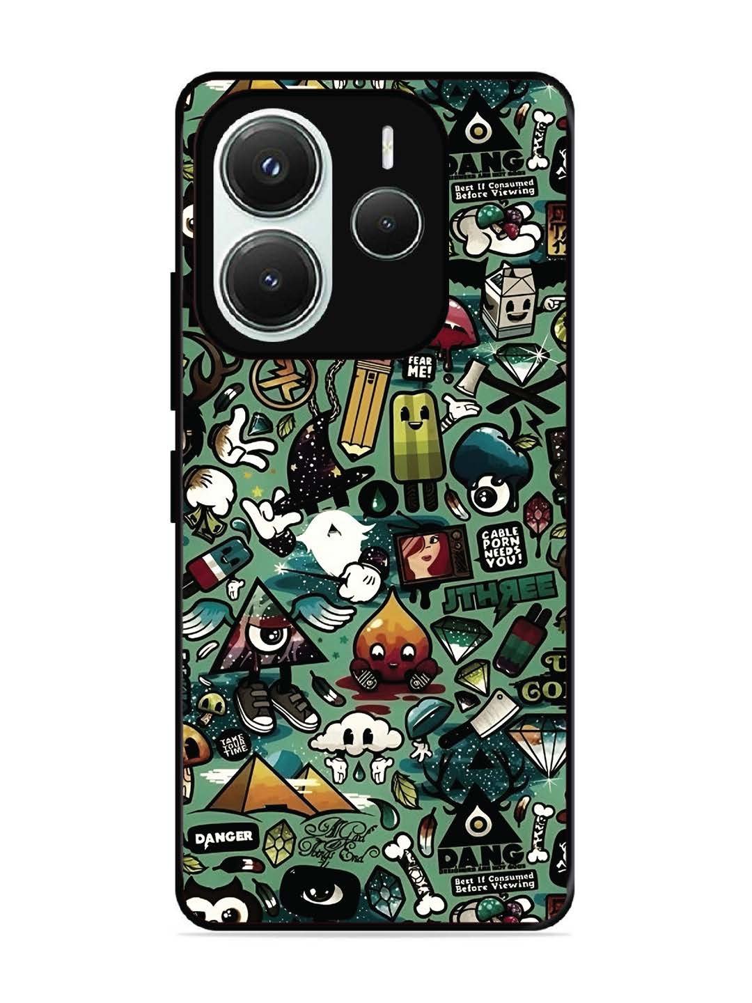 Xiaomi Redmi NOTE 14 5G Pop Art Doodle Graffiti Collage