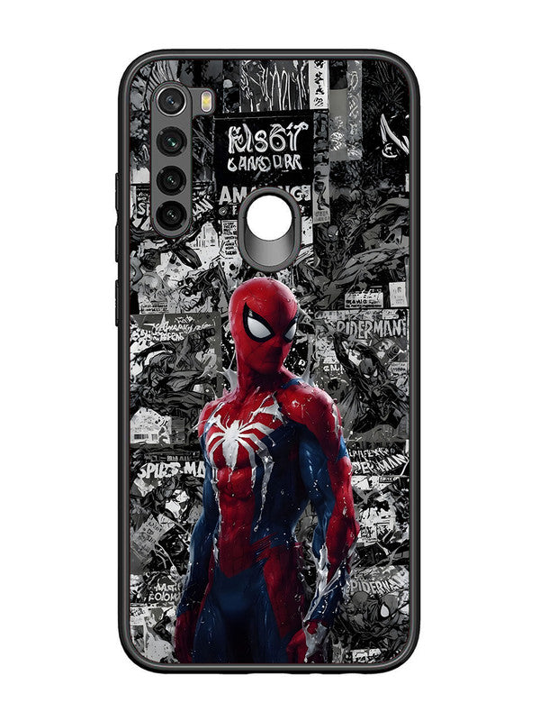 XIAOMI Redmi Note 8 Spiderman Highlighted on News Paper