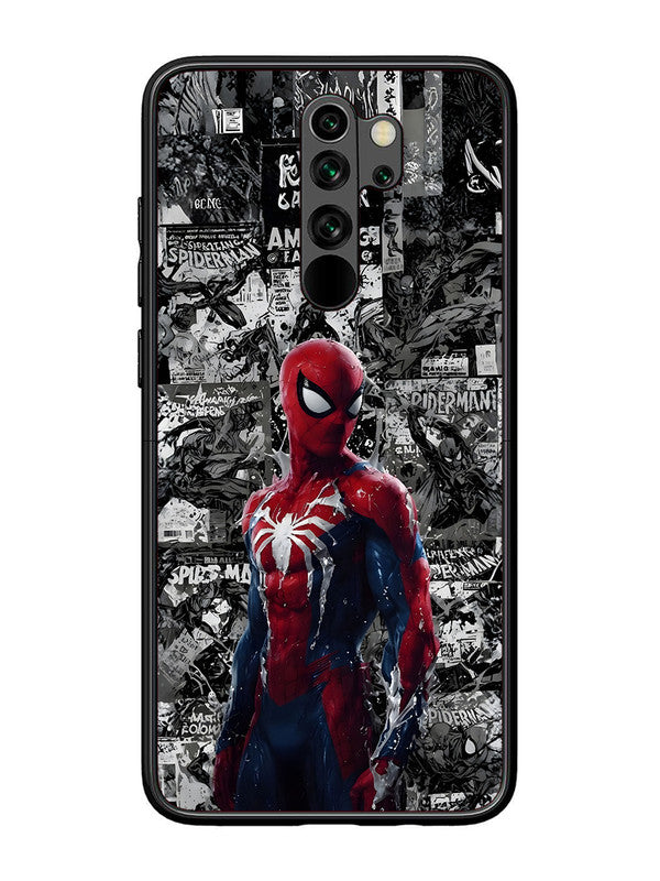 XIAOMI Redmi Note 8 Pro Spiderman Highlighted on News Paper