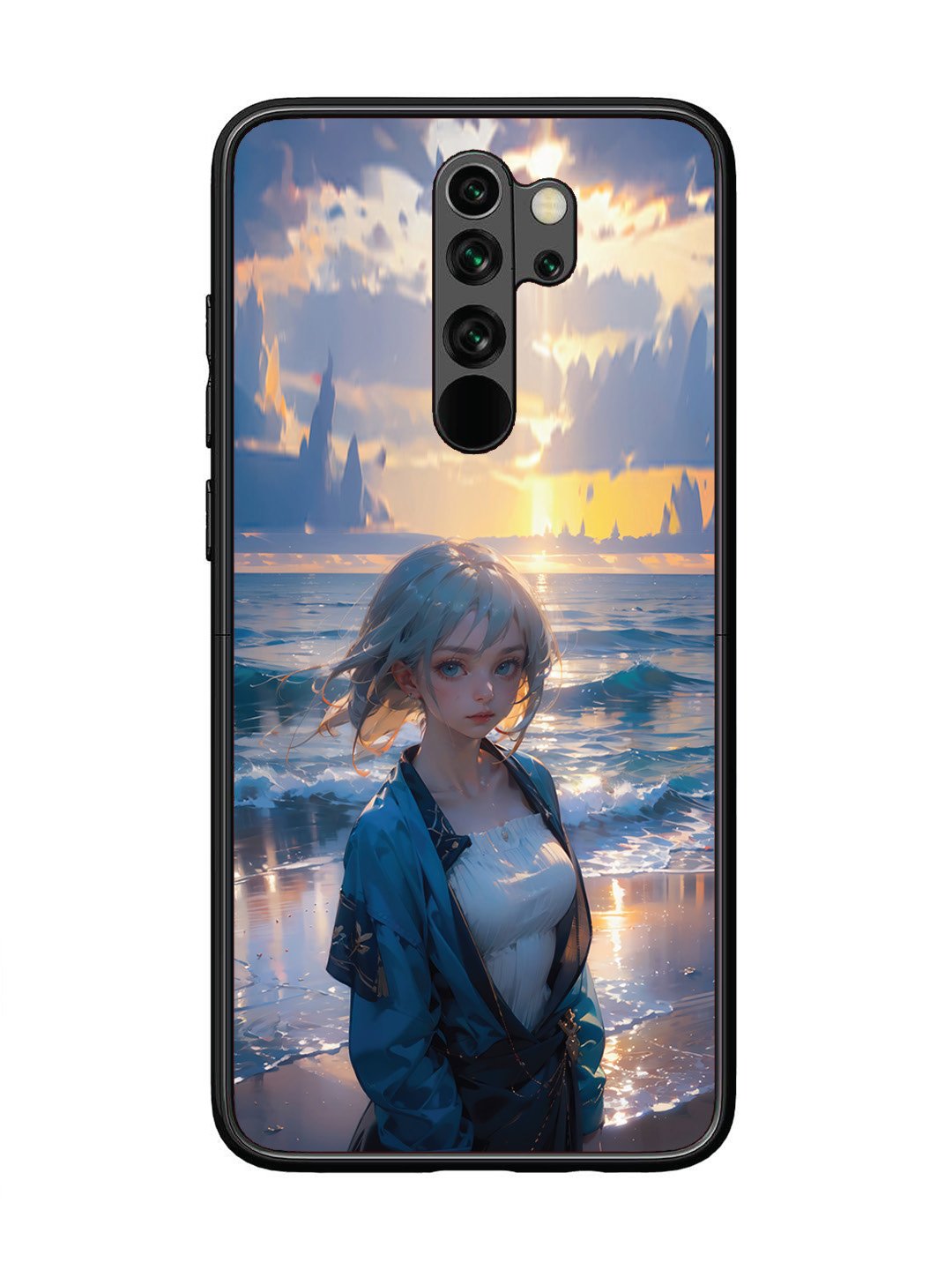 Xiaomi Redmi NOTE 8 PRO Anime Girl Beach Ocean Waves