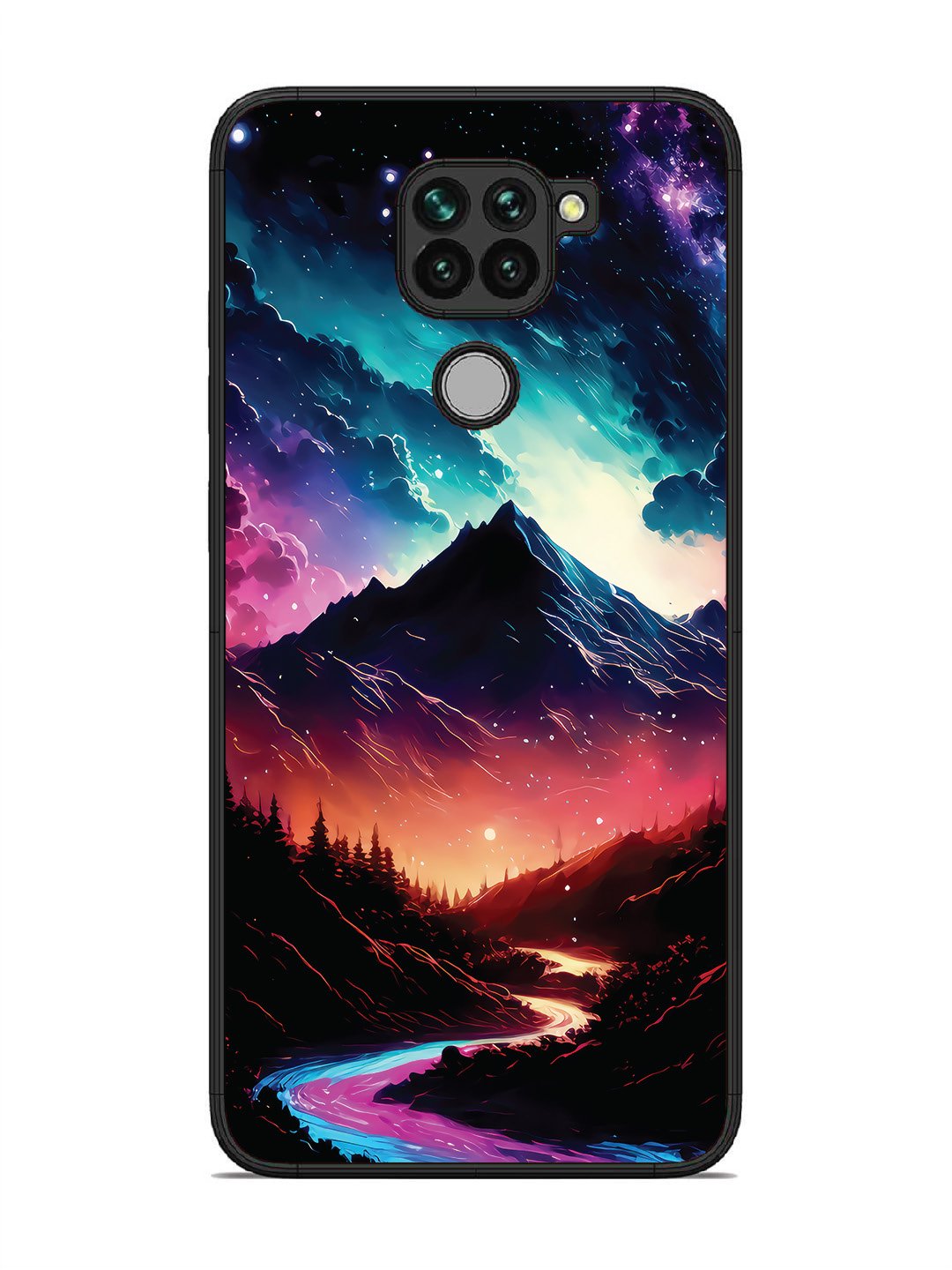 Xiaomi Redmi NOTE 9 mountain-valley-Colorful-cloud-at-night