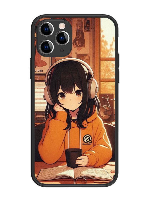 iPhone 11 Pro Cute Girl listening Music