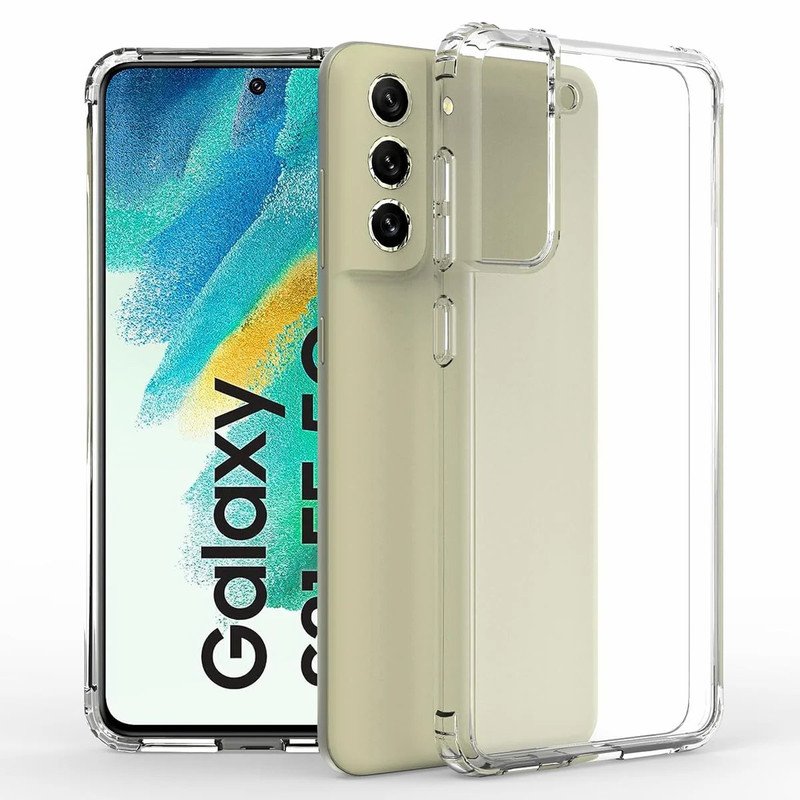 samsung galaxy s21 fe 5g Transparent Case camera bump protector