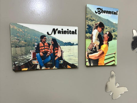 Customized Fridge Magnet – Personalised Photo & Name Print