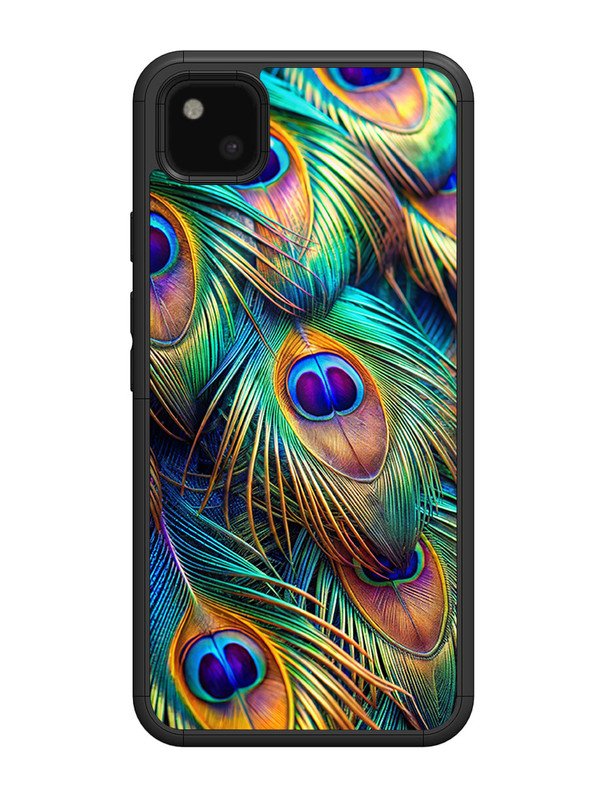 Google Pixel 4 xl peacock feather