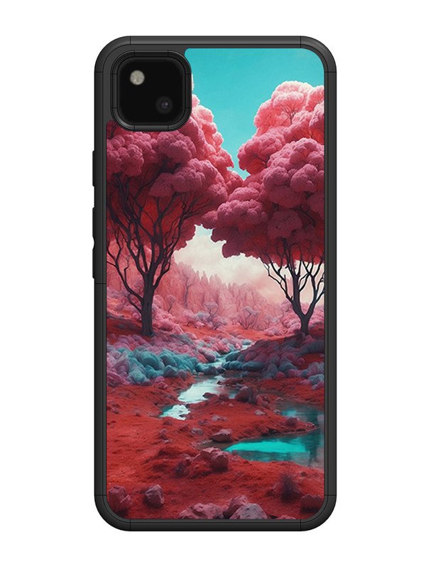 Google Pixel 4 xl Pink Forest