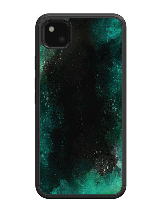 Google Pixel 4 xl Dark Black And Green Forest