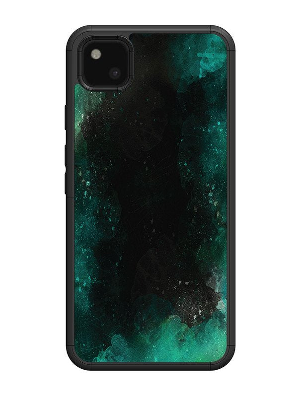Google Pixel 4A Dark Black And Green Forest