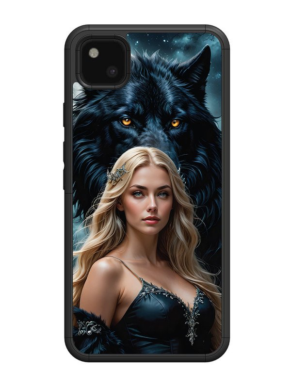 Google Pixel 4 xl Wolf & Girl