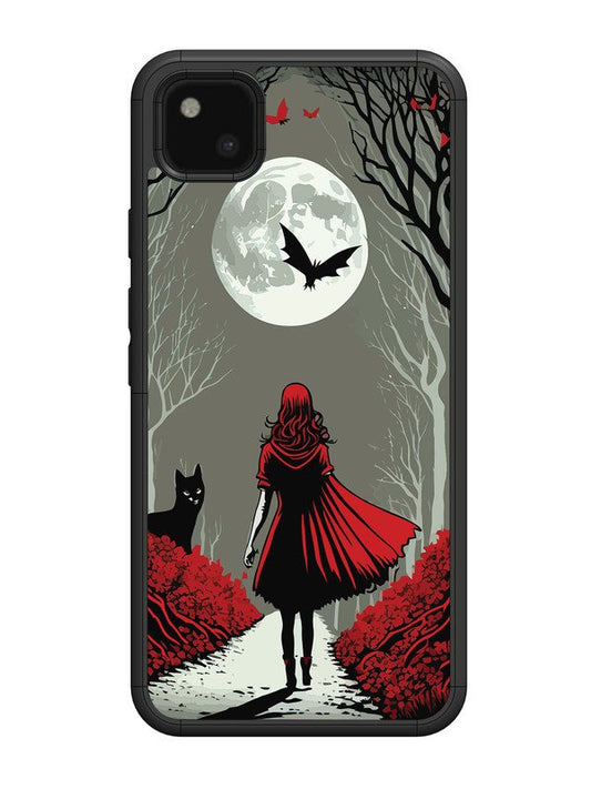 Google Pixel 4 xl Scarlet Girl in Red Forest