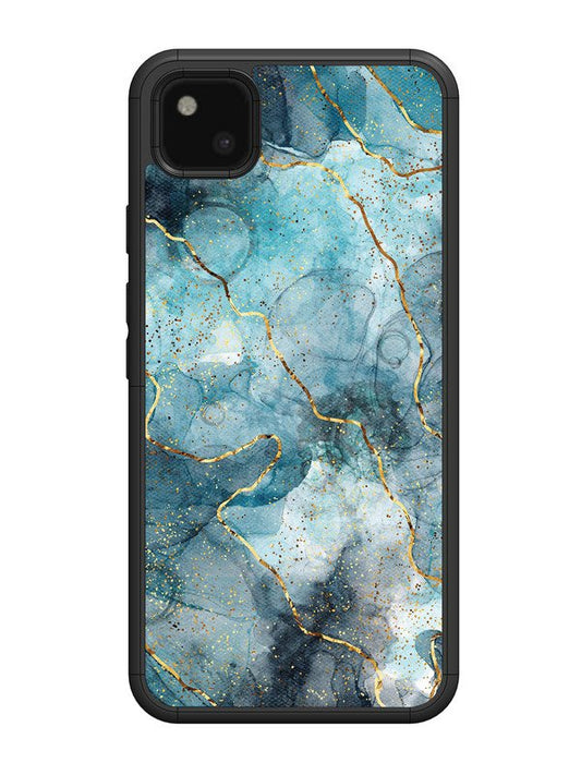 Google Pixel 4 xl Oceanic Golden Strip Marble