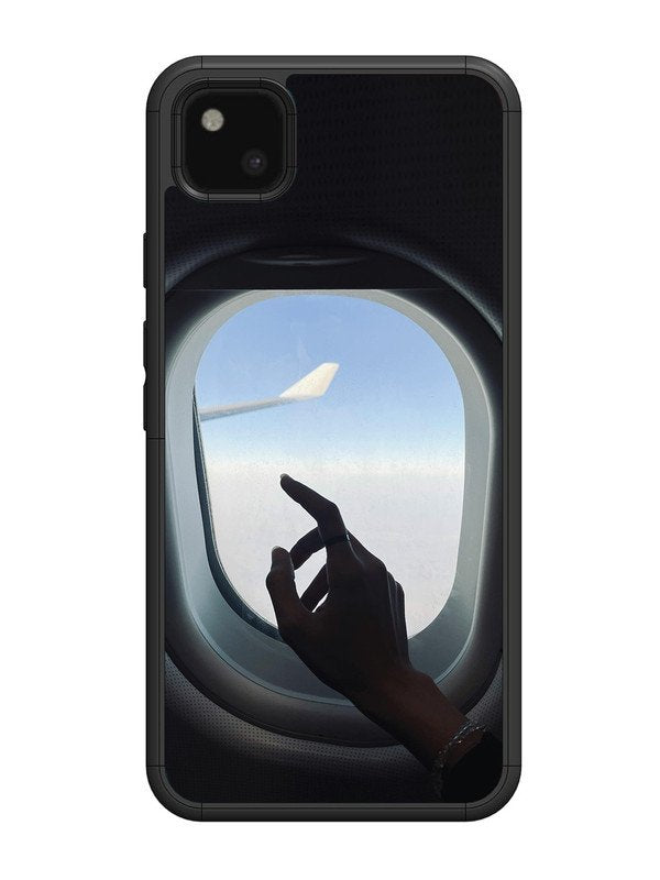 Google Pixel 4A Airplane Window