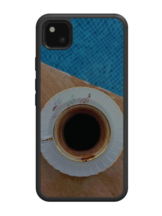 Google Pixel 4A Black Tea Cup Saucer