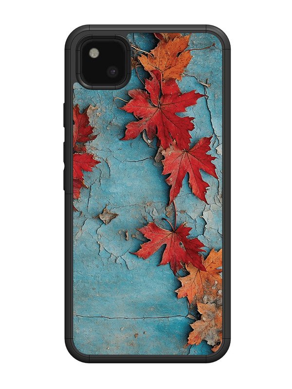 Google Pixel 4A Autumn Leafs Marble