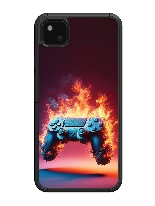Google Pixel 4A Console on fire