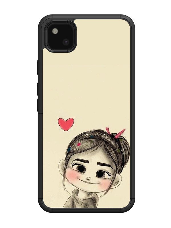 Google Pixel 4A Cute Girl Looking at You
