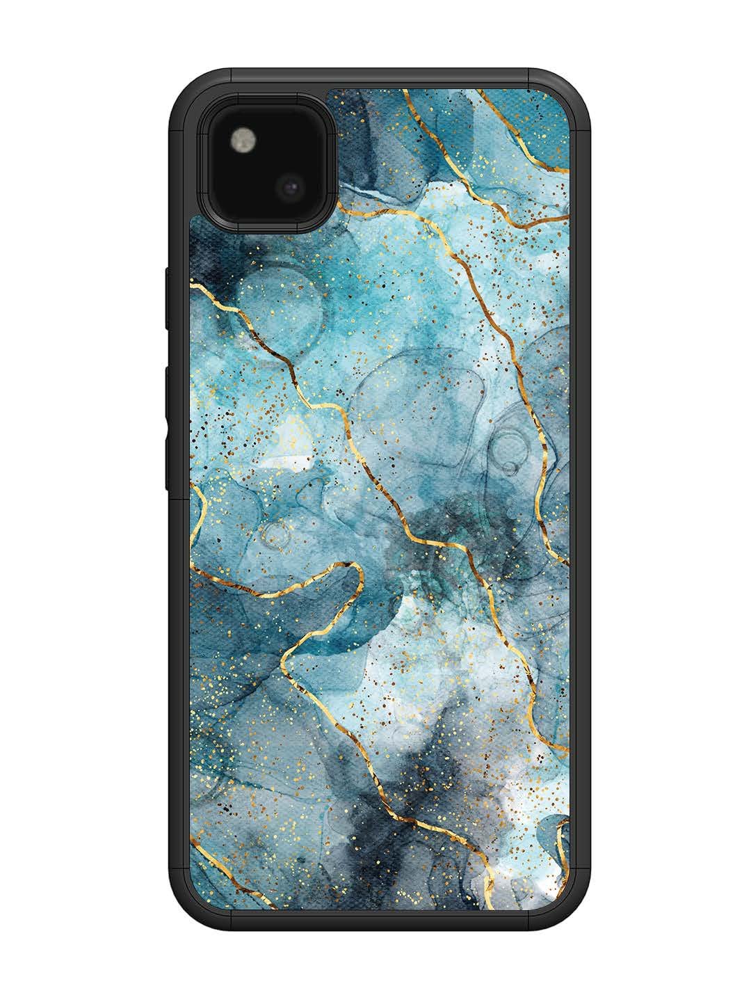 Google Pixel 4 xl Oceanic Golden Strip Marble