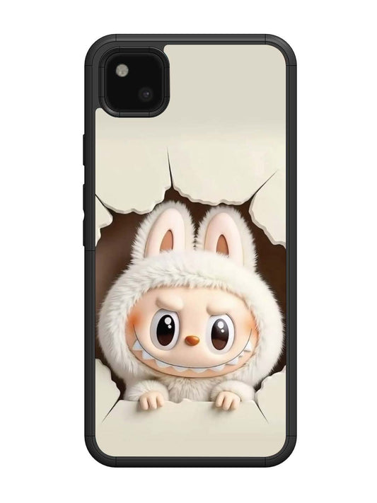 Google Pixel 4 xl Labubu from Cracked Wall