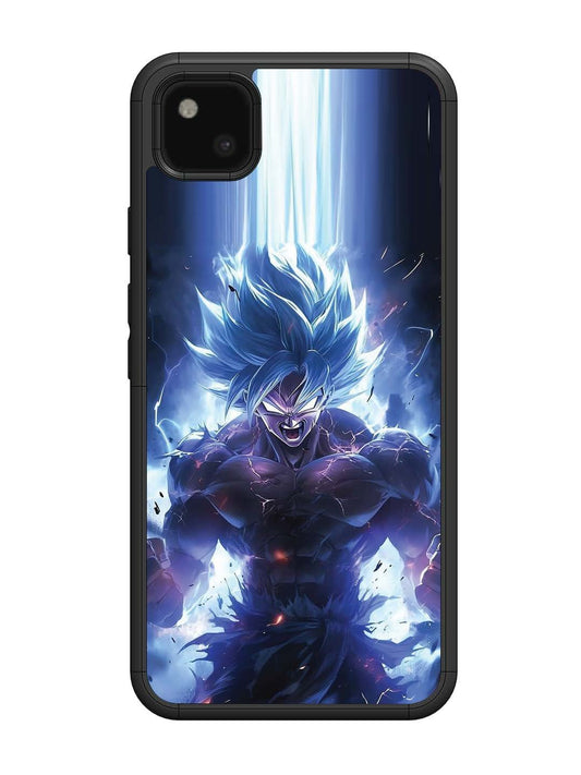 Google Pixel 4 xl Super Saiyan Blue and Angry