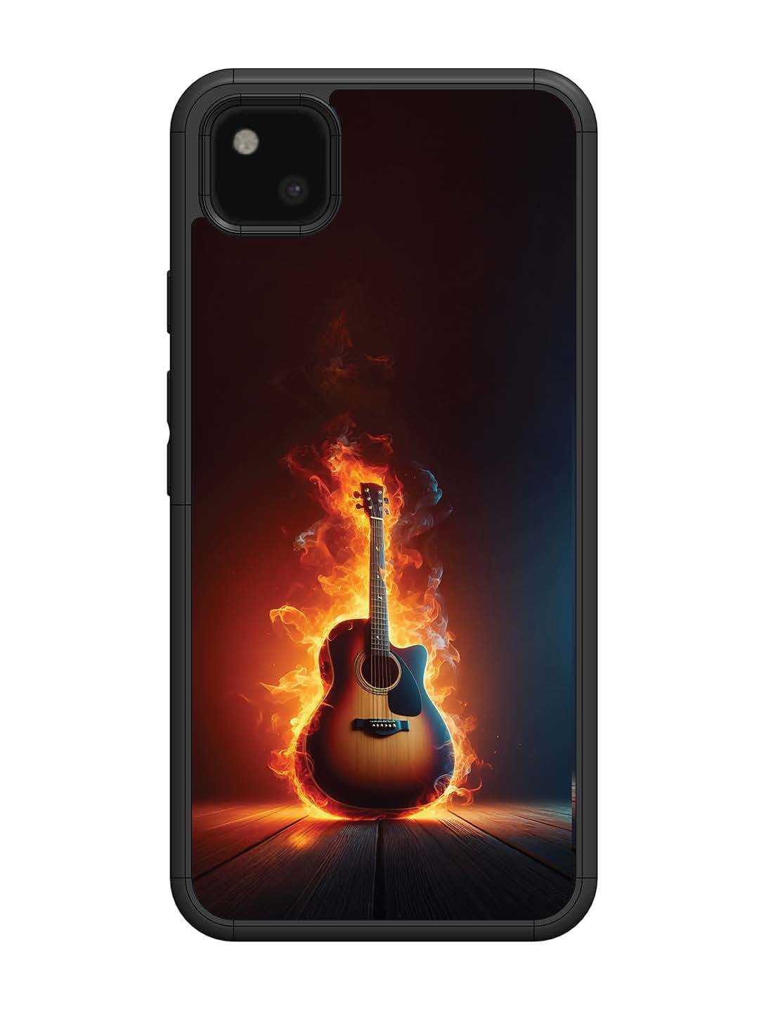 Google Pixel 4 xl Fire Acoustic Guitar Stage Passion
