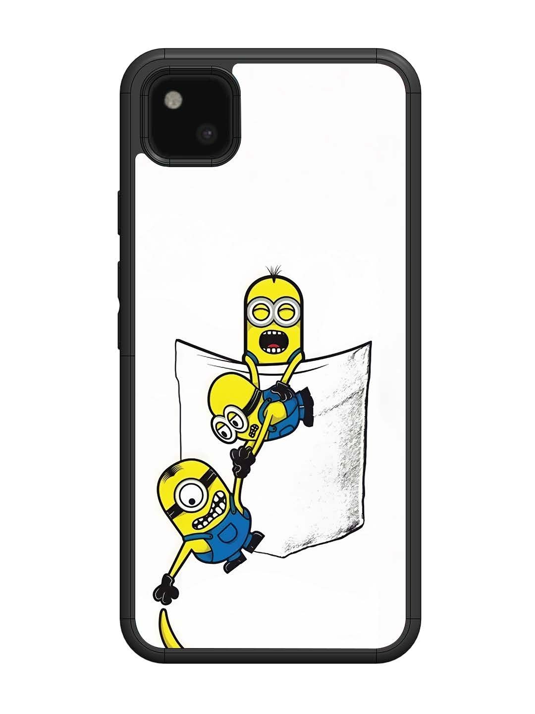 Google Pixel 4 xl Minions Pocket Climb Banana