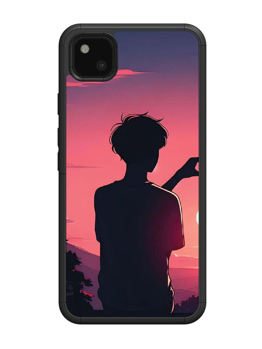 Google Pixel 4 xl Love Heart with Hand Boy