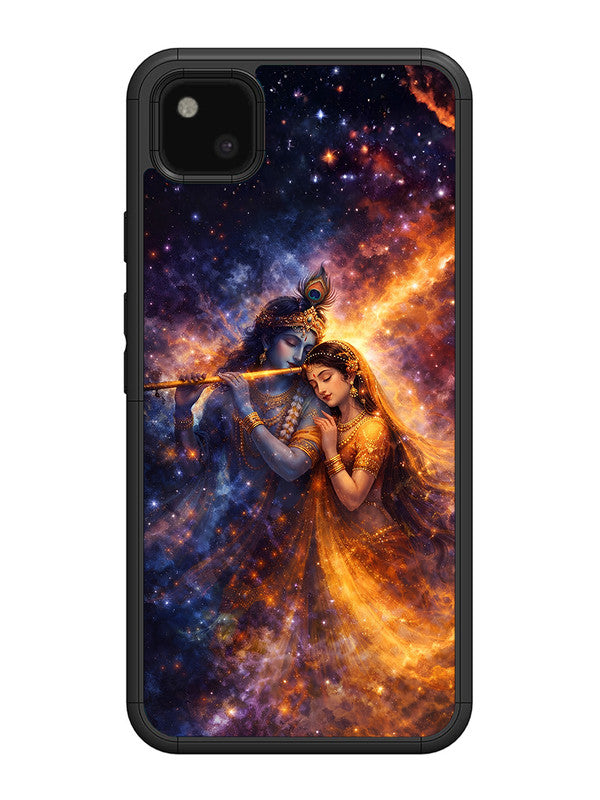 Google Pixel 4 xl | 2D Metal | Radha Krishna Dancing on Flute | GO-P4xl-456