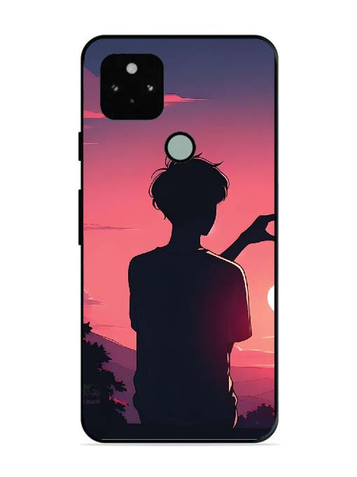 Google Pixel 5 Love Heart with Hand Boy