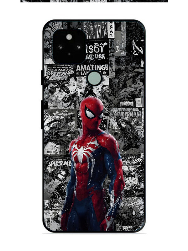 Google Pixel 5 Spiderman Highlighted on News Paper
