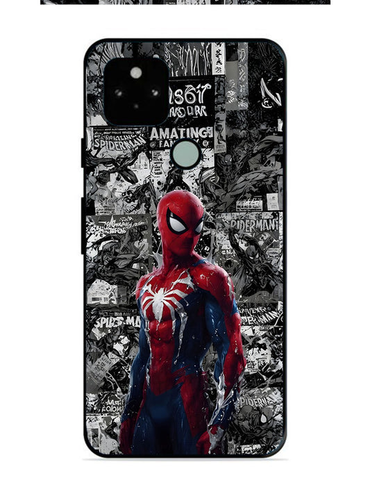 Google Pixel 5 Spiderman Highlighted on News Paper