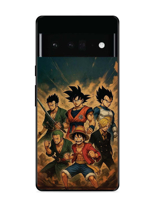 Google Pixel 6 Pro OnePiece n Dragon Ball Z in one team