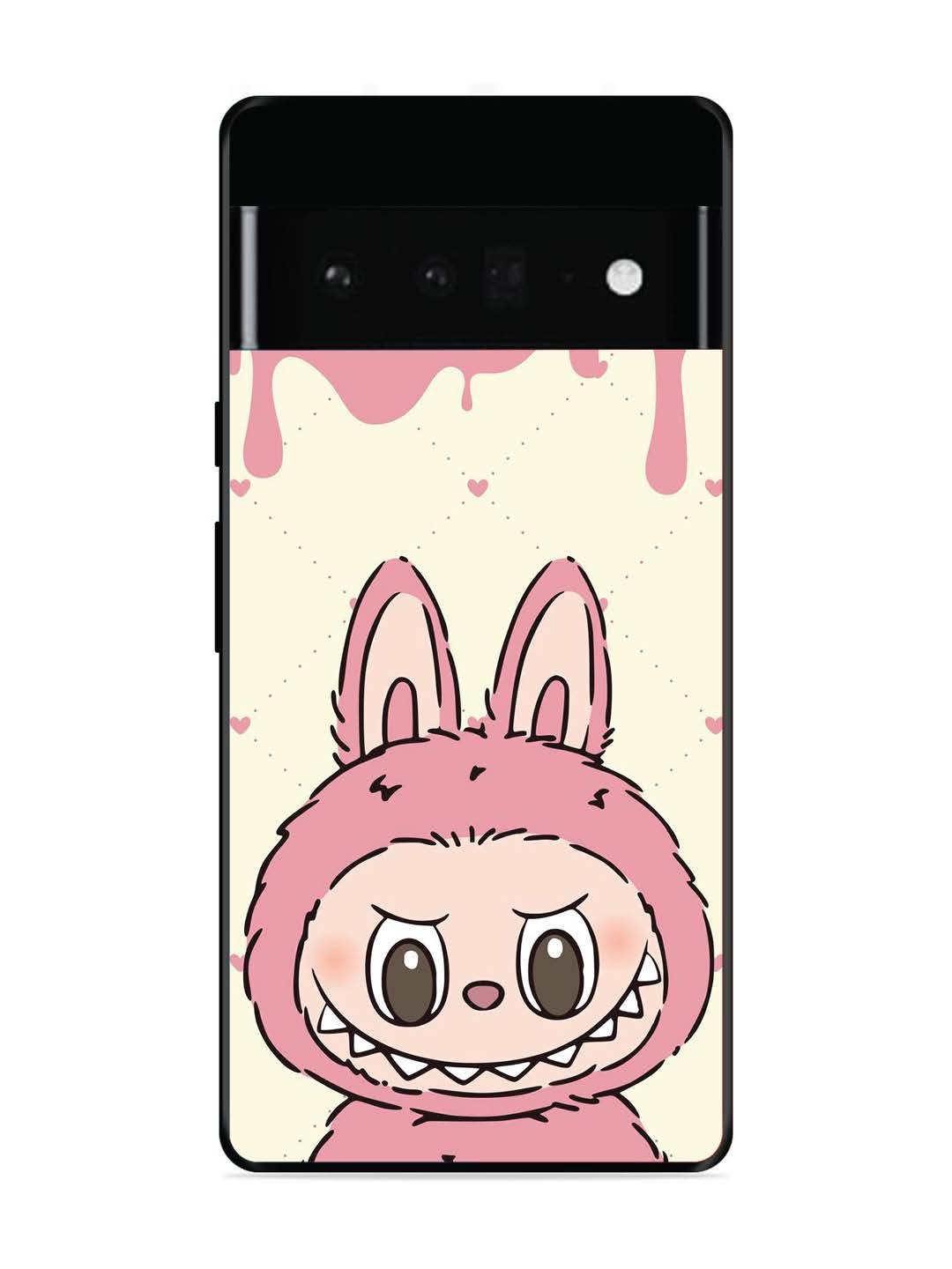 Google Pixel 6 Pro Labubu Closeup Pink