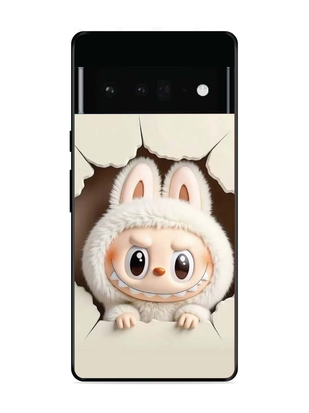 Google Pixel 6 Pro Labubu from Cracked Wall