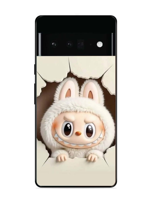 Google Pixel 6 Pro Labubu from Cracked Wall