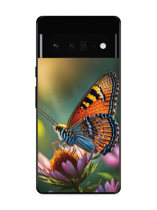 Google Pixel 6 Pro Golden Hour Monarch Butterfly