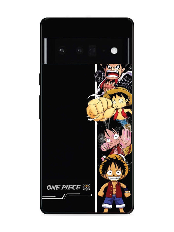 Google Pixel 6 Pro Luffy Evolution Gear 5 Anime Art
