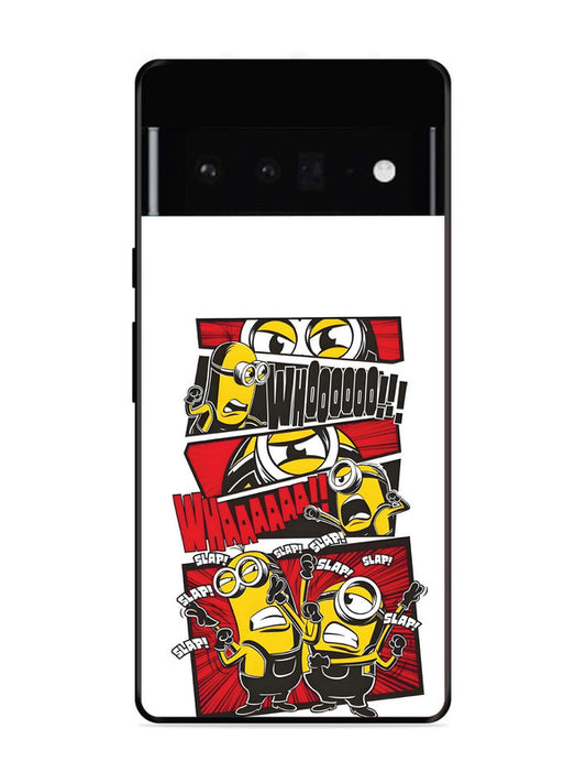 Google Pixel 6 Pro Minions Comic Panel Action