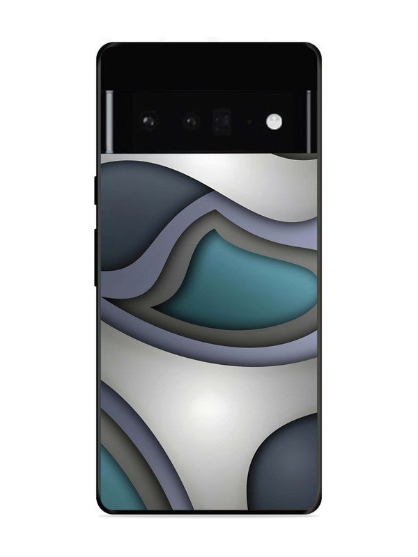 Google Pixel 6 Pro Slate Blue Gradient Wave