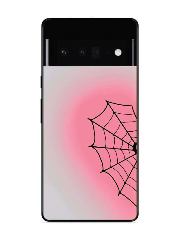 Google Pixel 6 Pro Spider Web Heart for Girl