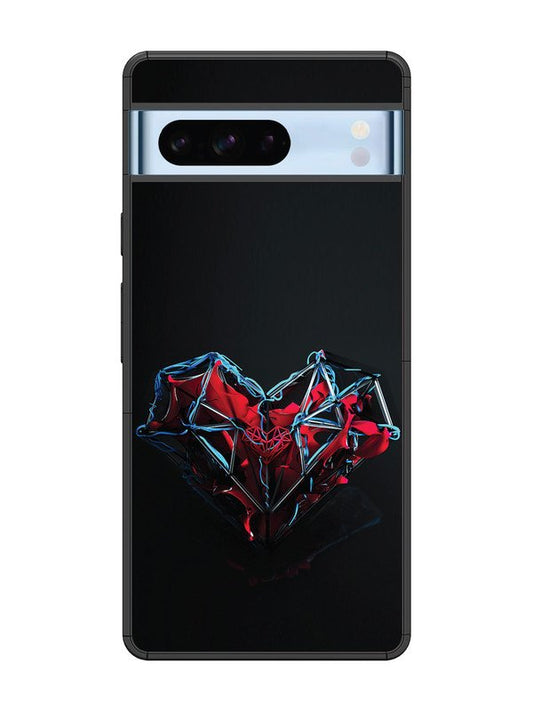 Google Pixel 8 Pro heart-abstract