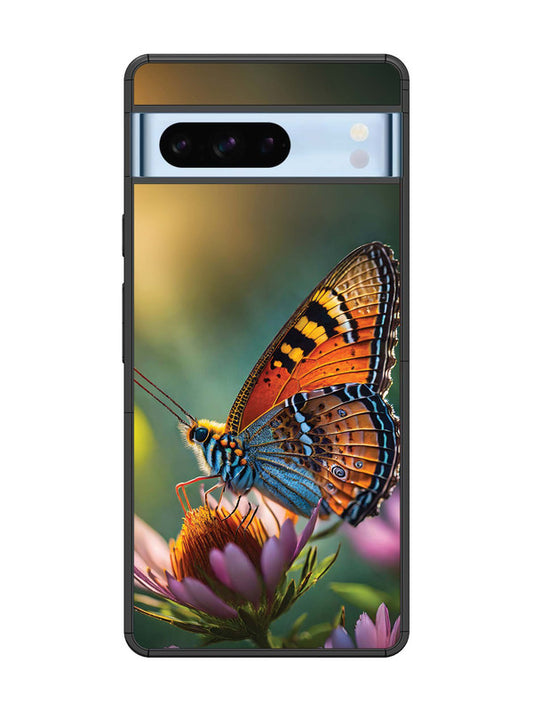 Google Pixel 8 Pro Golden Hour Monarch Butterfly