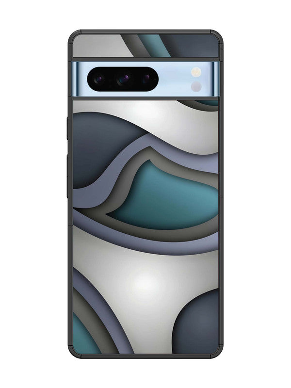 Google Pixel 8 Pro Slate Blue Gradient Wave