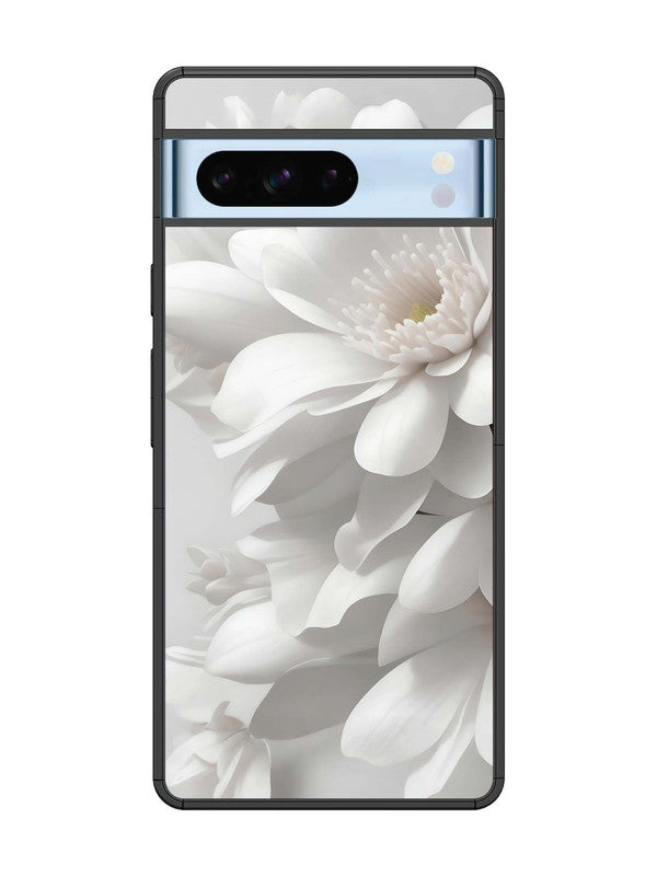 Google Pixel 8 Pro Soft Focus Purity white Flower
