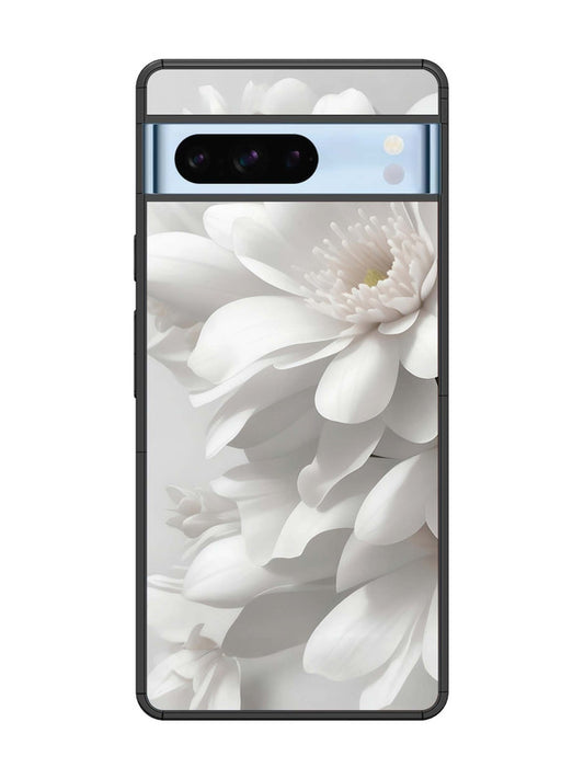 Google Pixel 8 Pro Soft Focus Purity white Flower