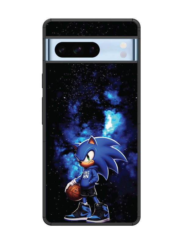 Google Pixel 8 Pro Sonic Hedgehog Drip Sneaker Art